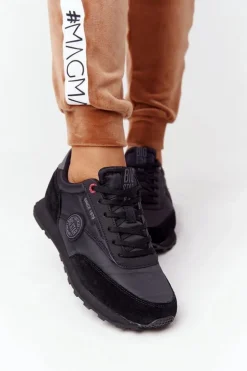 Damskie Sportowe Buty Memory Foam Big Star HH274528 Czarne