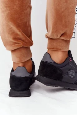 Damskie Sportowe Buty Memory Foam Big Star HH274528 Czarne