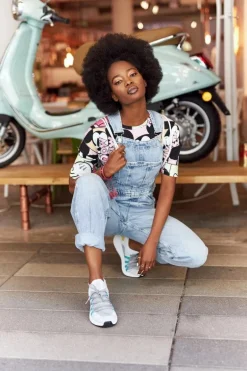 Damskie Sportowe Buty Memory Foam Big Star HH274531 Biało-Szare