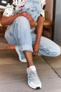 Damskie Sportowe Buty Memory Foam Big Star HH274531 Biało-Szare