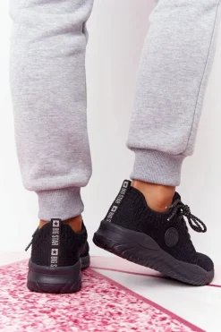 Damskie Sportowe Buty Memory Foam Big Star HH274298 Czarne