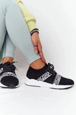 Damskie Sportowe Buty Memory Foam Big Star HH274359 Czarne