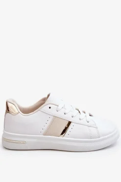 Damskie Sportowe Buty Na Platformie Białe Soris