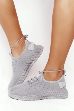 Damskie Sportowe Buty Slip-on Szare Do It