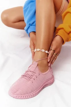 Damskie Sportowe Buty Slip-on Różowe Do It