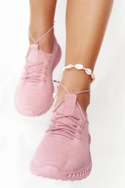 Damskie Sportowe Buty Slip-on Różowe Do It