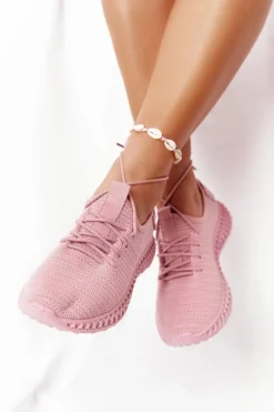 Damskie Sportowe Buty Slip-on Różowe Do It