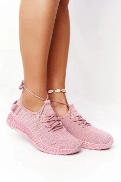 Damskie Sportowe Buty Slip-on Różowe Do It
