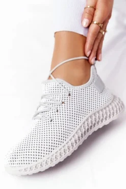 Damskie Sportowe Buty Slip-on Szare Run Away