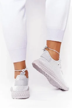 Damskie Sportowe Buty Slip-on Szare Run Away