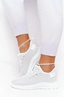 Damskie Sportowe Buty Slip-on Białe Run Away