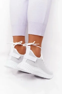 Damskie Sportowe Buty Slip-on Białe Run Away