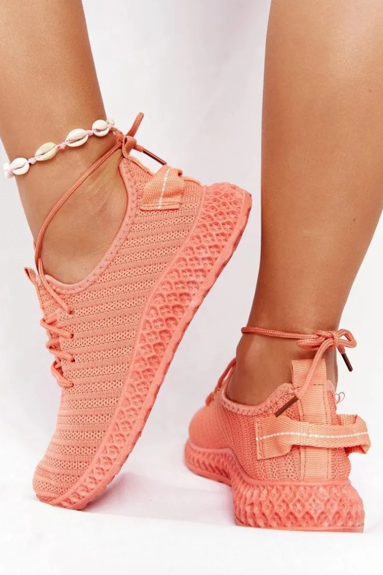 Damskie Sportowe Buty Slip-on Koralowe Do It