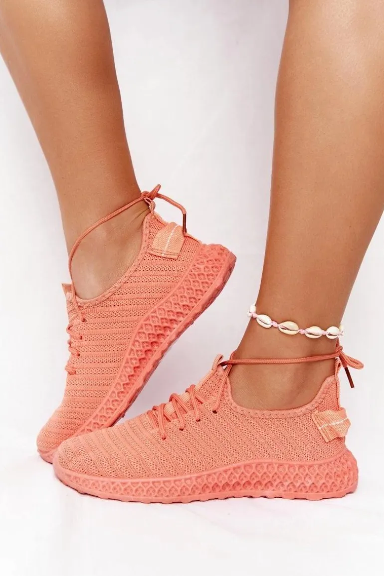 Damskie Sportowe Buty Slip-on Koralowe Do It