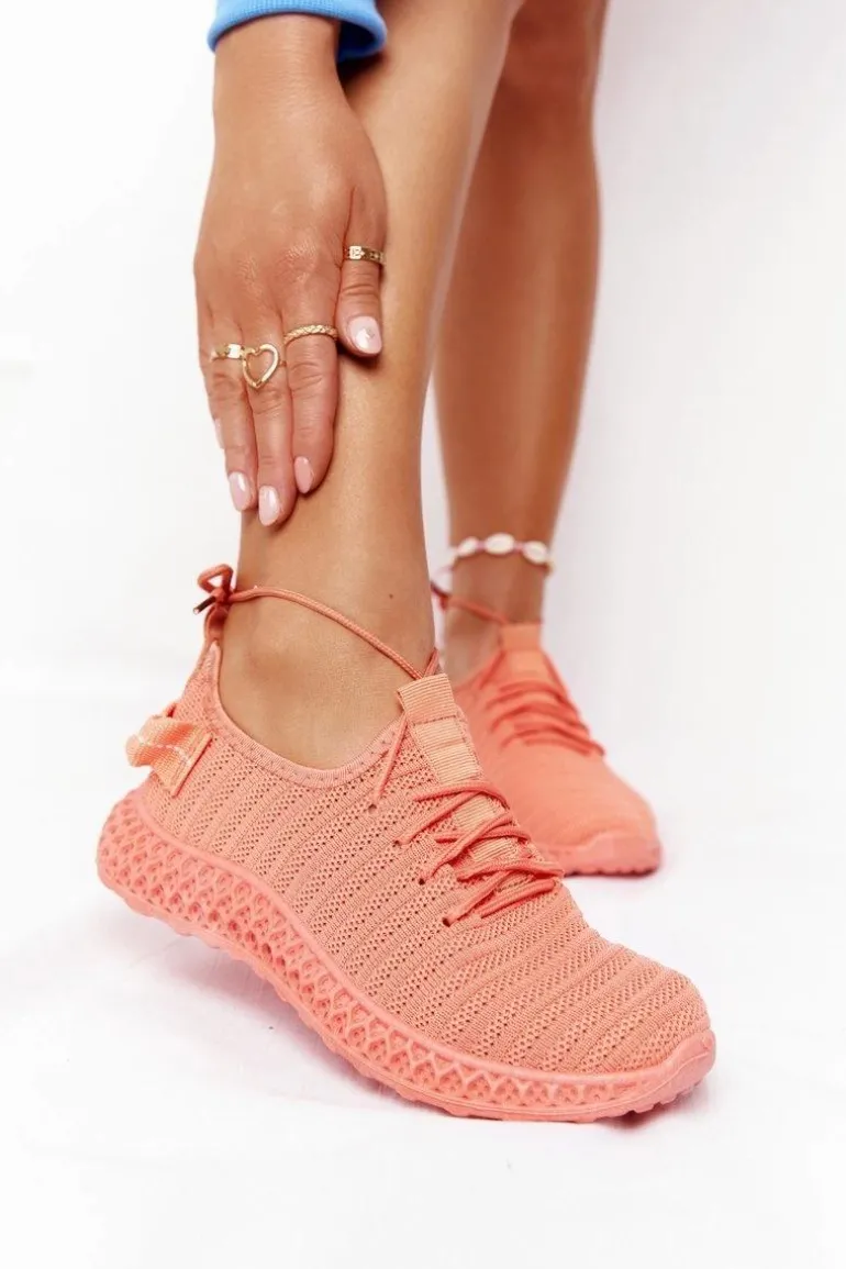 Damskie Sportowe Buty Slip-on Koralowe Do It