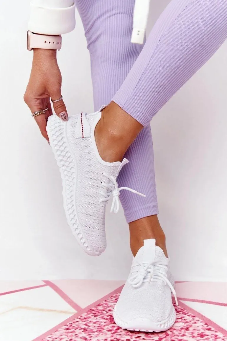 Damskie Sportowe Buty Slip-on Białe Do It