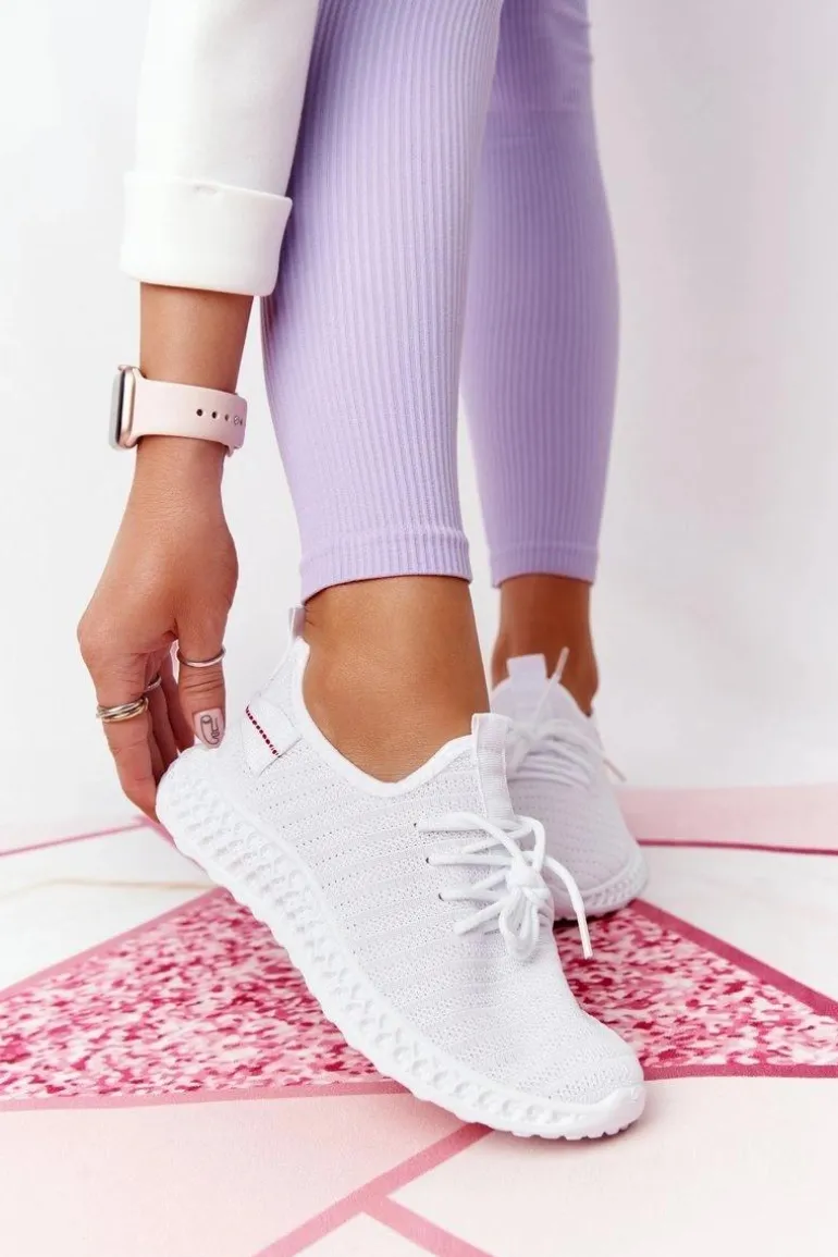 Damskie Sportowe Buty Slip-on Białe Do It