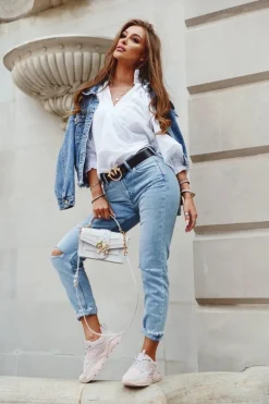 Damskie Sportowe Buty Sneakersy Big Star GG274655 Różowe