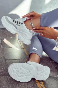 Damskie Sportowe Buty Sneakersy Big Star JJ274A220 Białe
