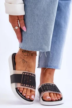 Damskie Sportowe Klapki Czarne Sunrise