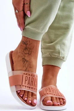 Damskie Sportowe Klapki Nude Sunrise