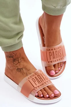 Damskie Sportowe Klapki Nude Sunrise