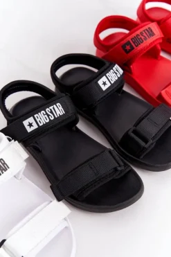 Damskie Sportowe Sandały Big Star HH274A027 Czerwone