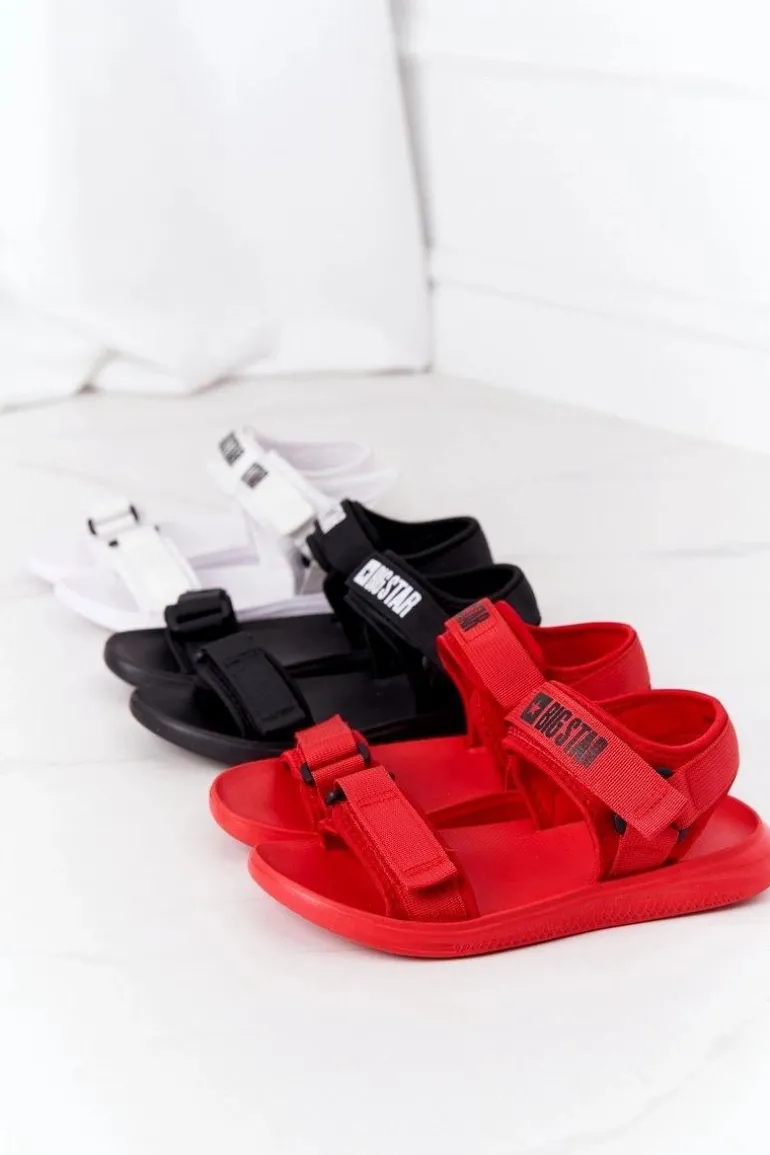 Damskie Sportowe Sandały Big Star HH274A026 Białe