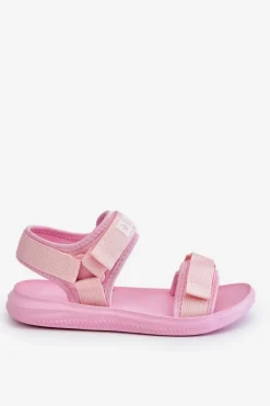 Damskie Sportowe Sandały Big Star LL274729 Różowe