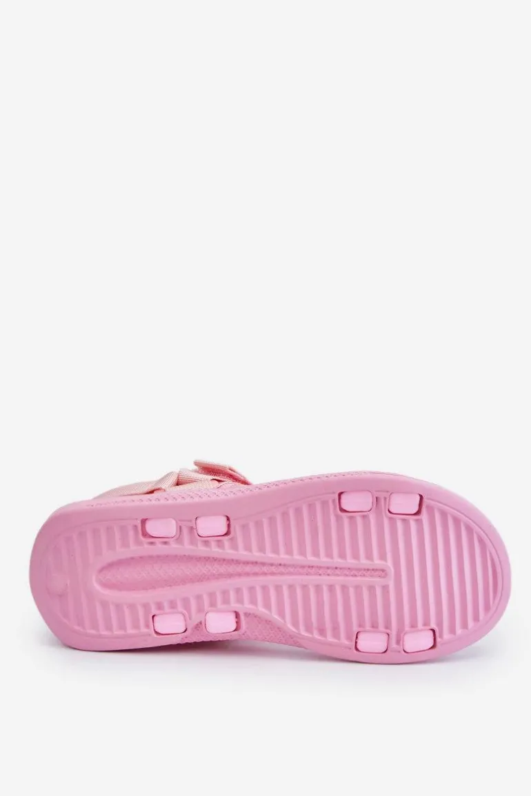 Damskie Sportowe Sandały Big Star LL274729 Różowe