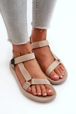 Damskie Sportowe Sandały Beżowe Ultimate