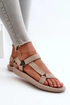 Damskie Sportowe Sandały Beżowe Ultimate