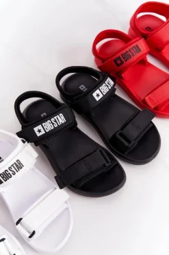 Damskie Sportowe Sandały Big Star HH274A024 Czarne