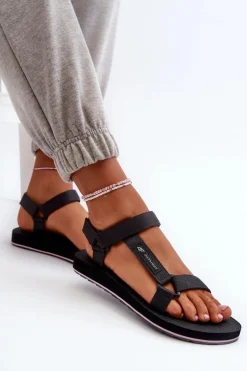 Damskie Sportowe Sandały 4FRSS24FSANF054-23S Ciemnoszare