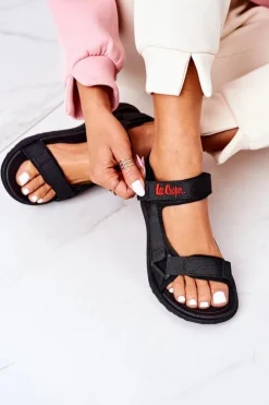 Damskie Sportowe Sandały Lee Cooper LCW-22-34-0961 Czarne