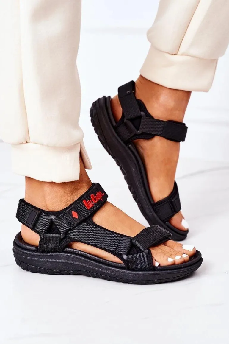 Damskie Sportowe Sandały Lee Cooper LCW-22-34-0961 Czarne