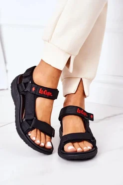 Damskie Sportowe Sandały Lee Cooper LCW-22-34-0961 Czarne