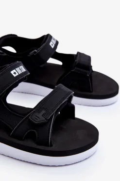 Damskie Sportowe Sandały Na Platformie Big Star LL274789 Czarne