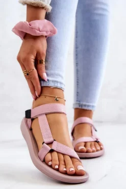 Damskie Sportowe Sandały Różowe Ultimate