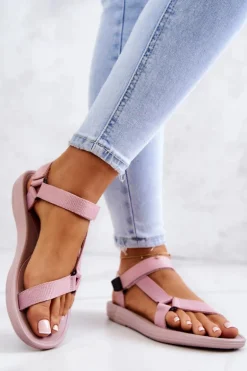 Damskie Sportowe Sandały Różowe Ultimate