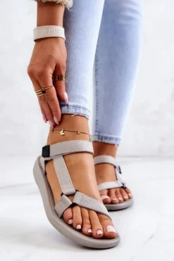 Damskie Sportowe Sandały Szare Ultimate