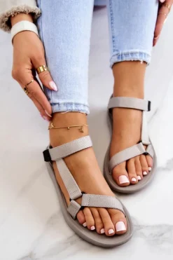 Damskie Sportowe Sandały Szare Ultimate