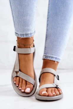 Damskie Sportowe Sandały Szare Ultimate