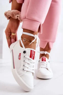 Damskie Tenisówki BIG STAR HH274059 Białe