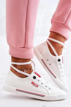 Damskie Tenisówki BIG STAR HH274059 Białe