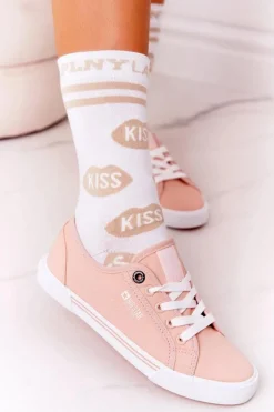 Damskie Tenisówki BIG STAR HH274060 Różowe