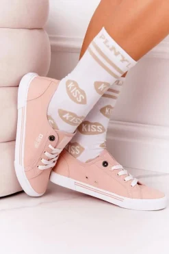 Damskie Tenisówki BIG STAR HH274060 Różowe