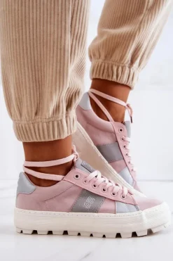 Damskie Tenisówki BIG STAR JJ274481 Różowe