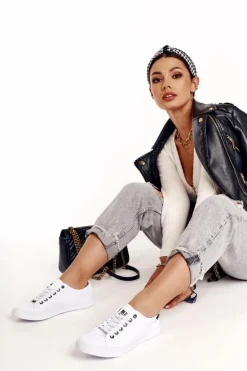 Damskie Tenisówki BIG STAR W274835 Białe