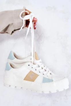 Damskie Tenisówki BIG STAR JJ274480 Białe